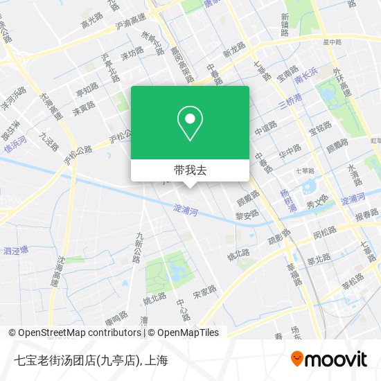 七宝老街汤团店(九亭店)地图