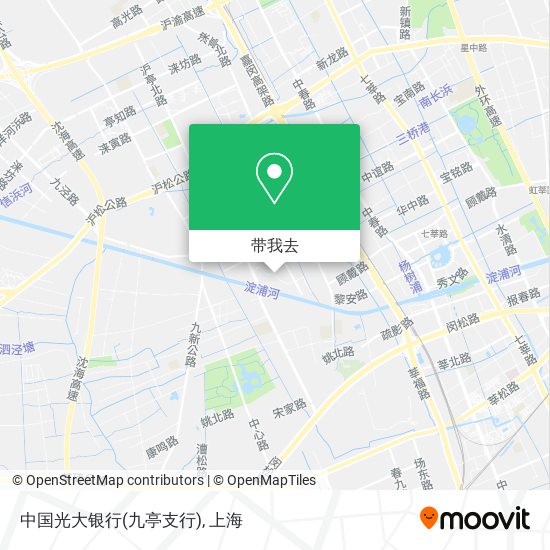 中国光大银行(九亭支行)地图
