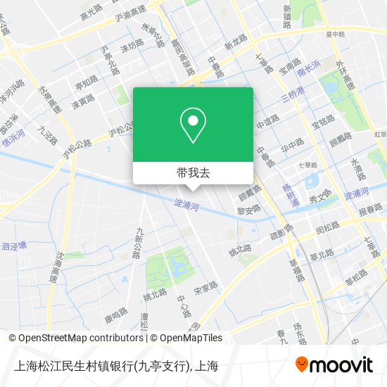上海松江民生村镇银行(九亭支行)地图