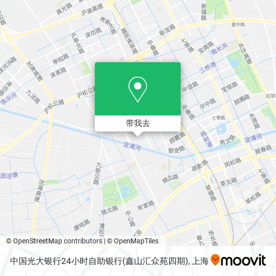 中国光大银行24小时自助银行(鑫山汇众苑四期)地图