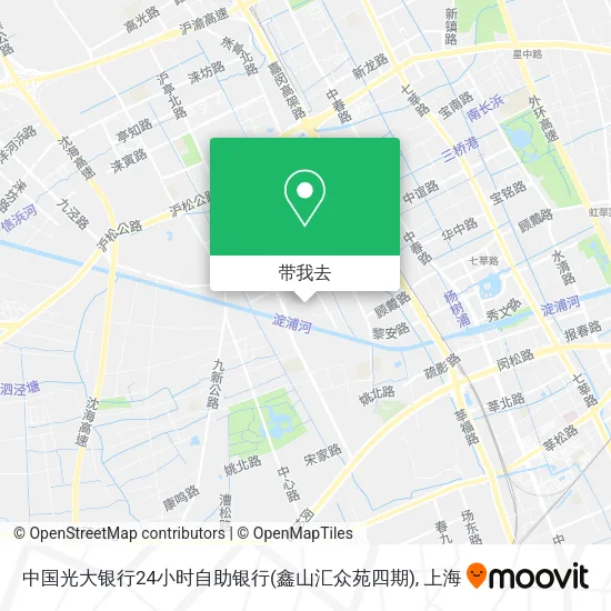 中国光大银行24小时自助银行(鑫山汇众苑四期)地图