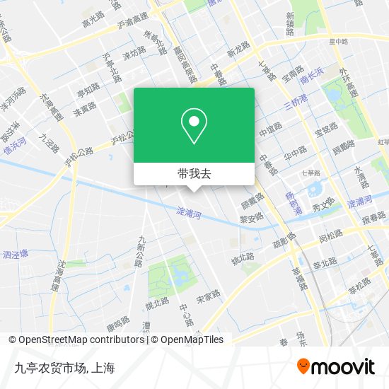 九亭农贸市场地图