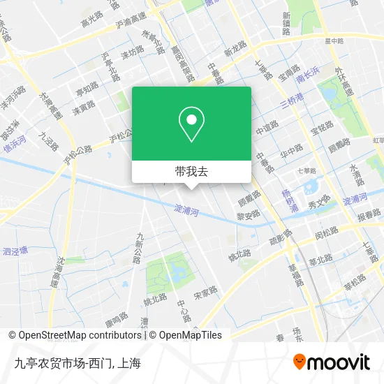 九亭农贸市场-西门地图