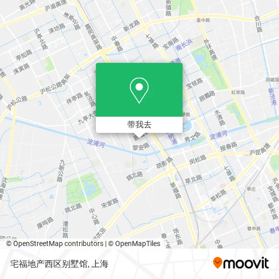 宅福地产西区别墅馆地图
