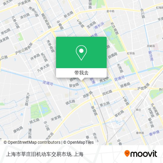上海市莘庄旧机动车交易市场地图
