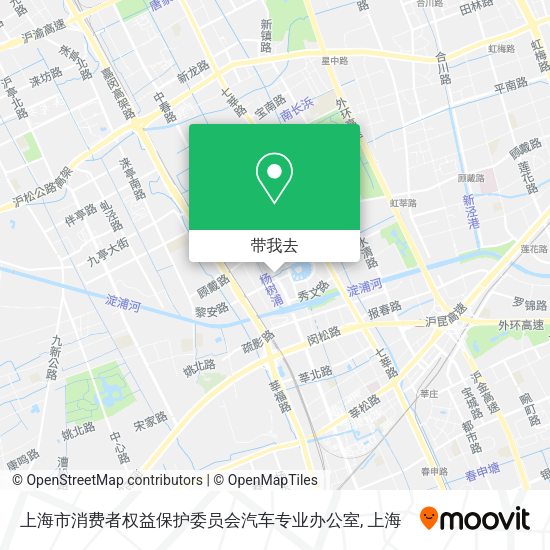上海市消费者权益保护委员会汽车专业办公室地图