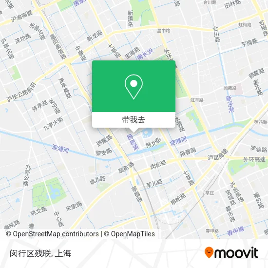 闵行区残联地图