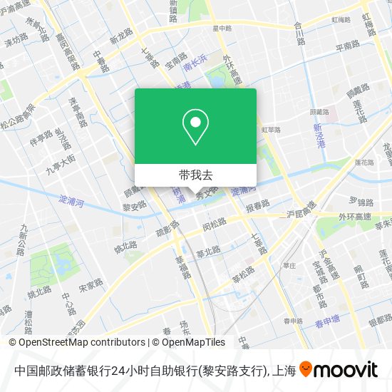 中国邮政储蓄银行24小时自助银行(黎安路支行)地图