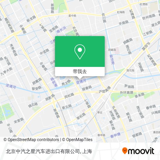 北京中汽之星汽车进出口有限公司地图