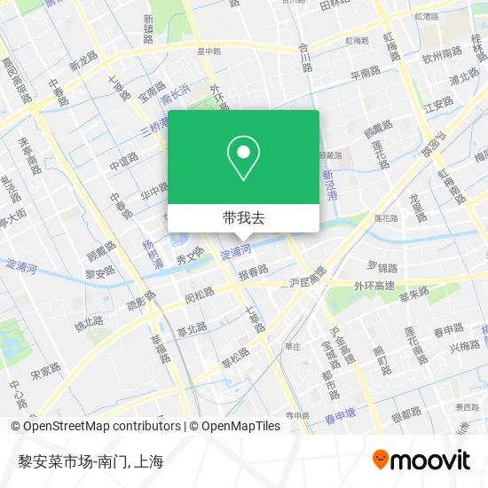 黎安菜市场-南门地图