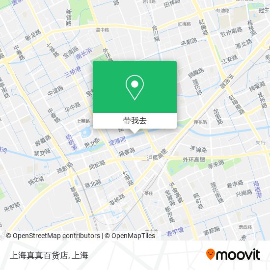 上海真真百货店地图