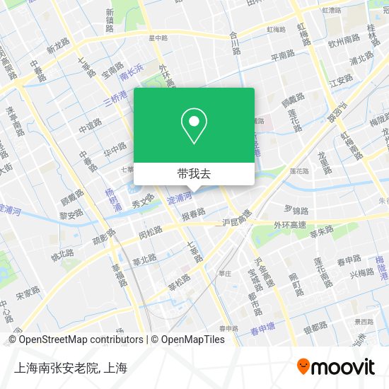 上海南张安老院地图