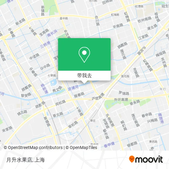 月升水果店地图