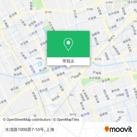 水清路1000弄7-10号地图