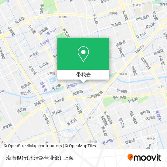 渤海银行(水清路营业部)地图