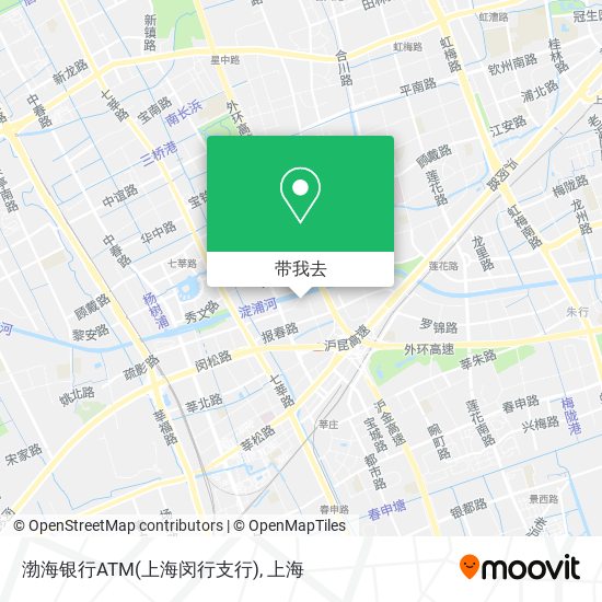 渤海银行ATM(上海闵行支行)地图