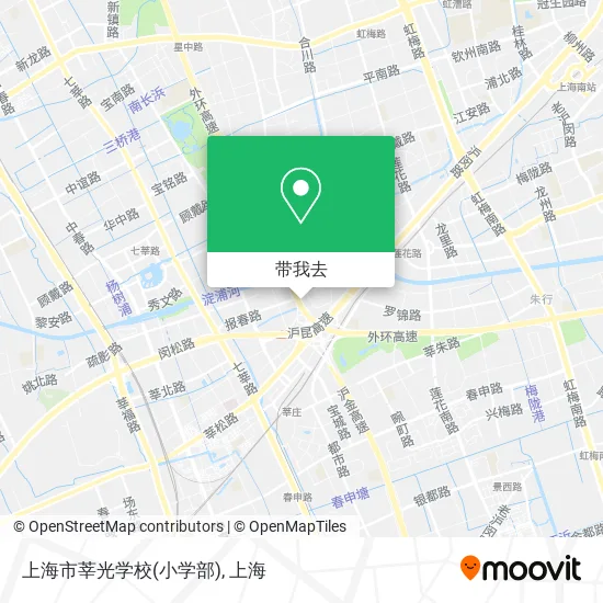 上海市莘光学校(小学部)地图