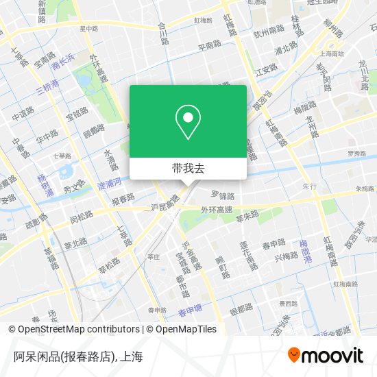 阿呆闲品(报春路店)地图
