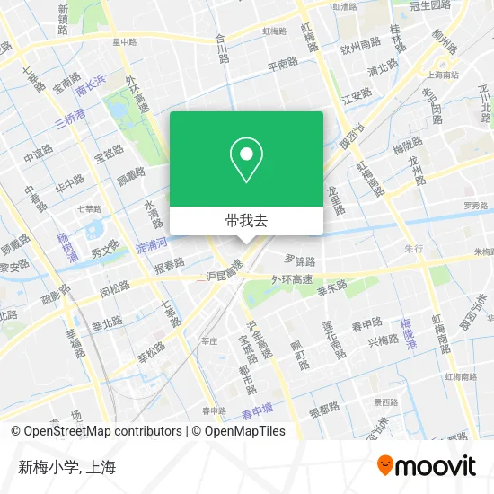 新梅小学地图