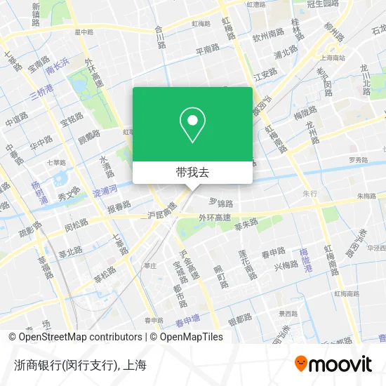 浙商银行(闵行支行)地图
