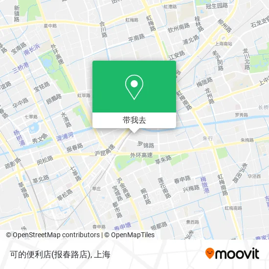 可的便利店(报春路店)地图