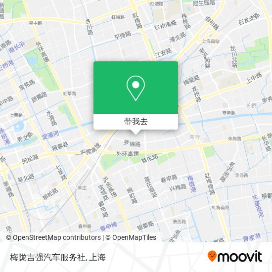 梅陇吉强汽车服务社地图