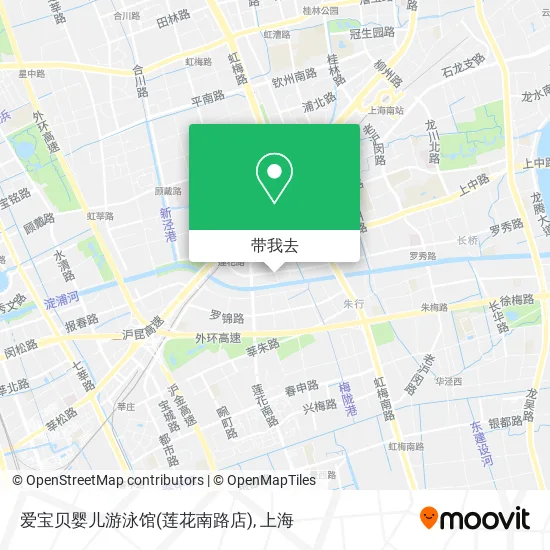 爱宝贝婴儿游泳馆(莲花南路店)地图