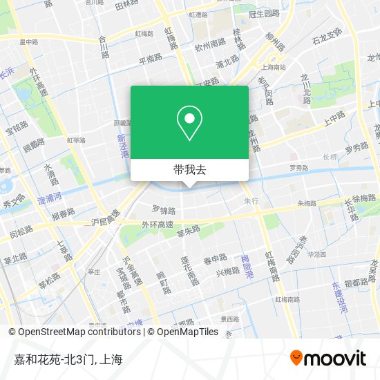嘉和花苑-北3门地图