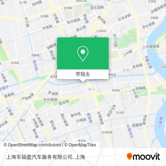 上海车福盈汽车服务有限公司地图