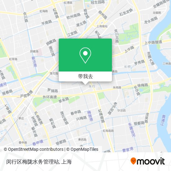 闵行区梅陇水务管理站地图