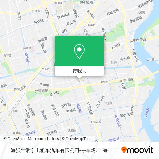 上海强生常宁出租车汽车有限公司-停车场地图