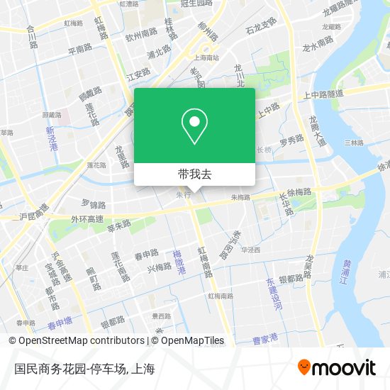 国民商务花园-停车场地图