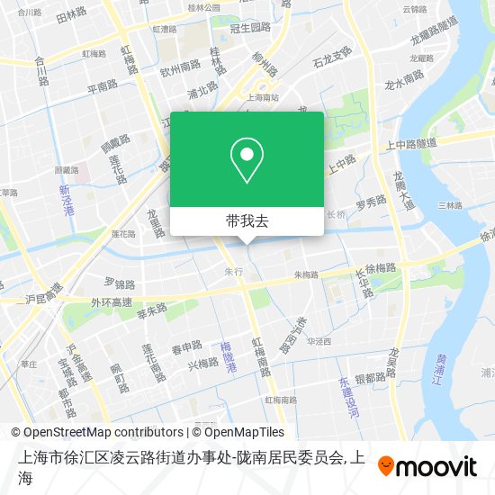 上海市徐汇区凌云路街道办事处-陇南居民委员会地图