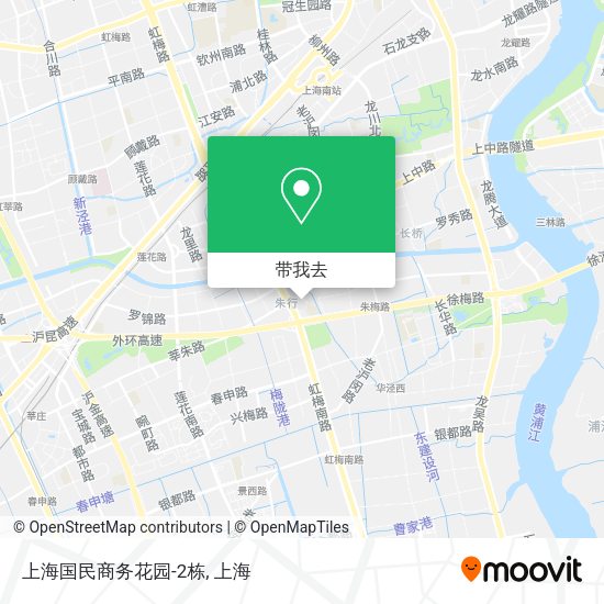 上海国民商务花园-2栋地图