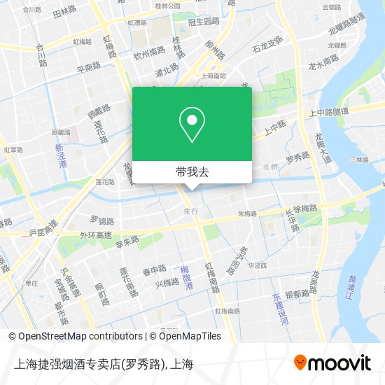 上海捷强烟酒专卖店(罗秀路)地图