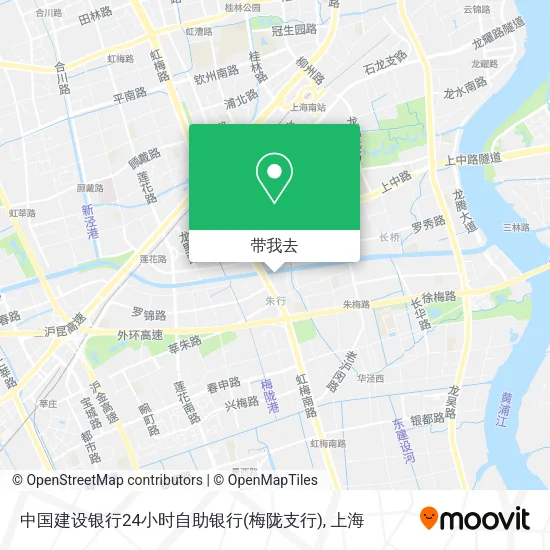中国建设银行24小时自助银行(梅陇支行)地图