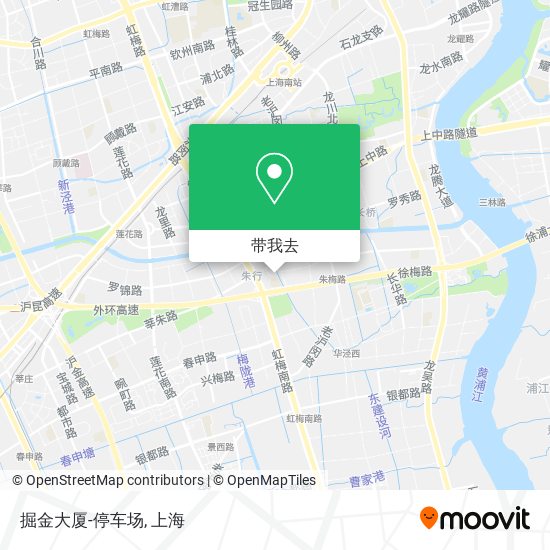 掘金大厦-停车场地图