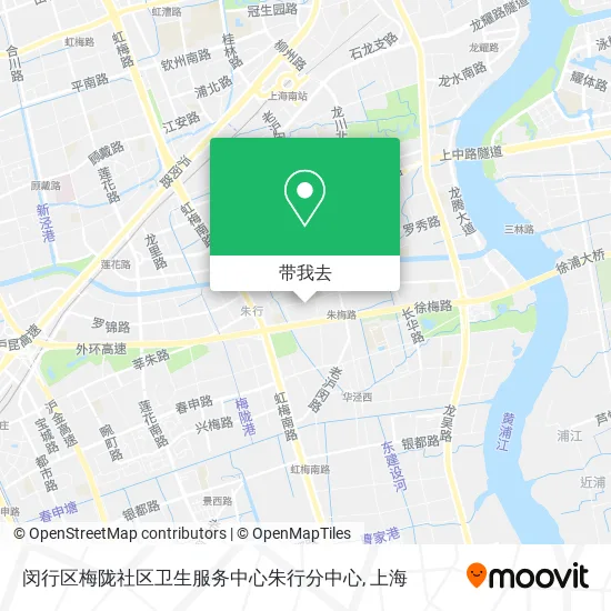 闵行区梅陇社区卫生服务中心朱行分中心地图