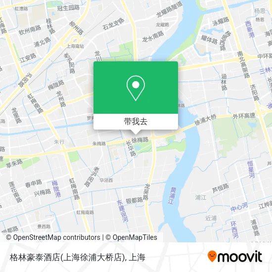 格林豪泰酒店(上海徐浦大桥店)地图