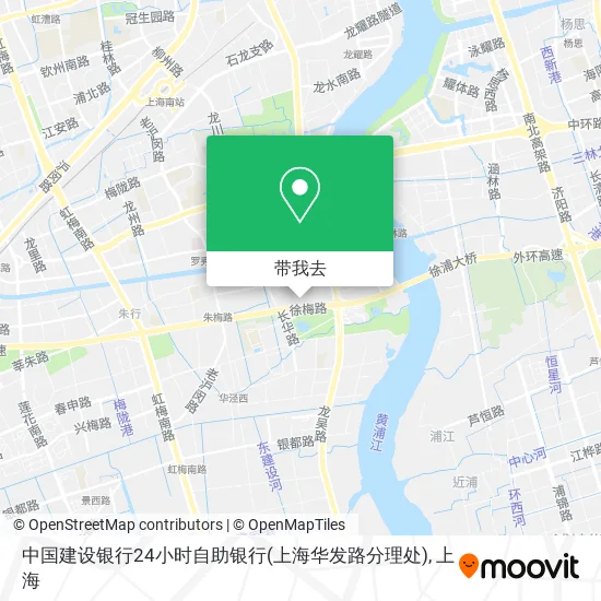 中国建设银行24小时自助银行(上海华发路分理处)地图