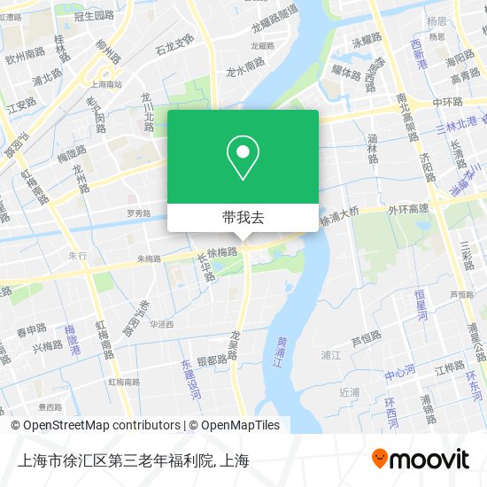 上海市徐汇区第三老年福利院地图
