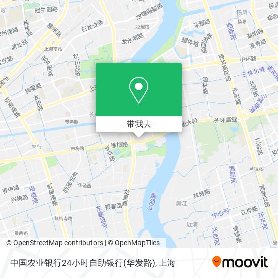 中国农业银行24小时自助银行(华发路)地图