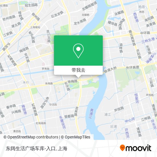 东阔生活广场车库-入口地图