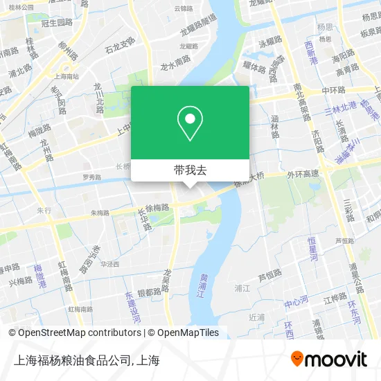 上海福杨粮油食品公司地图