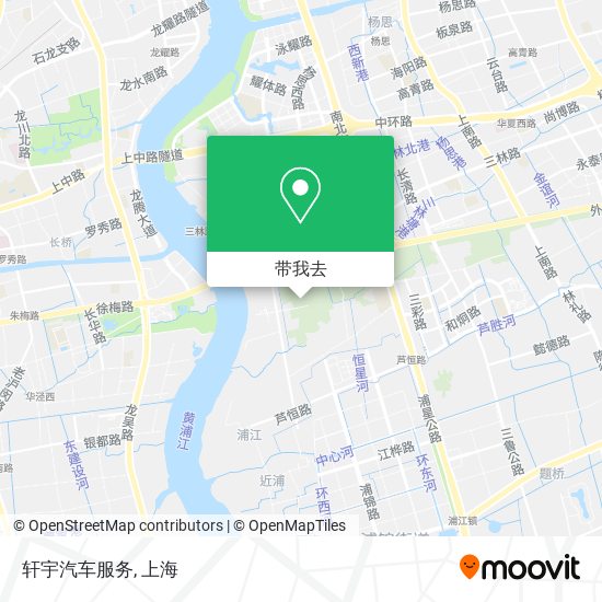 轩宇汽车服务地图