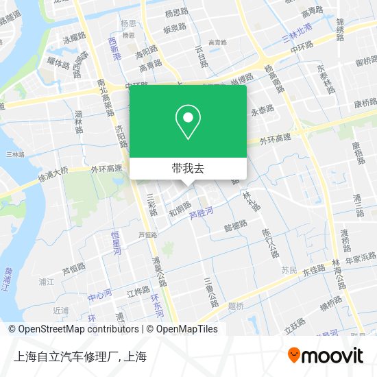 上海自立汽车修理厂地图