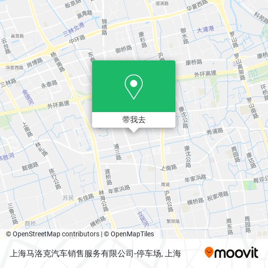 上海马洛克汽车销售服务有限公司-停车场地图