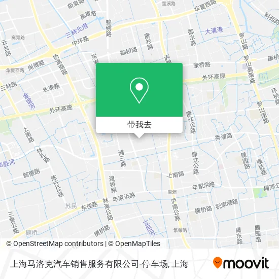 上海马洛克汽车销售服务有限公司-停车场地图