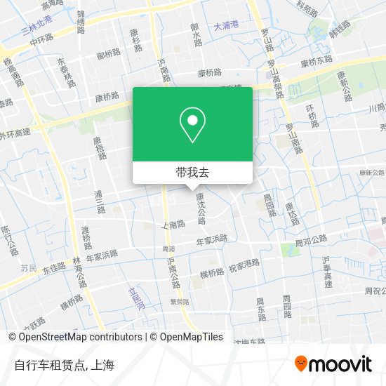 自行车租赁点地图