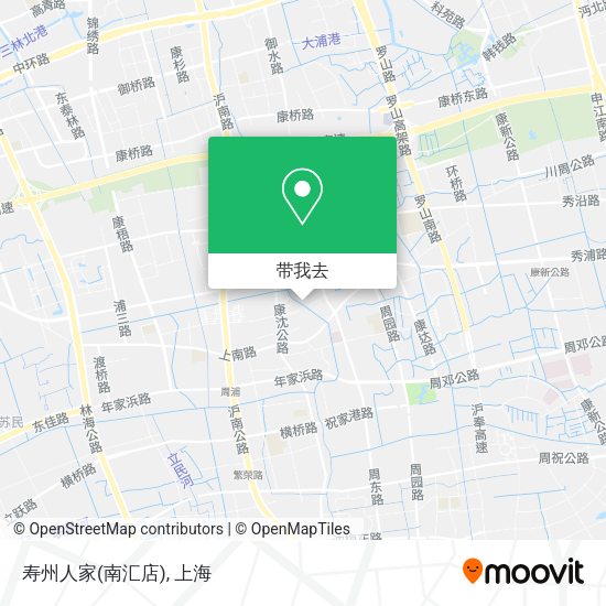 寿州人家(南汇店)地图